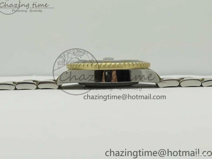 Edition GMT-Master II (Correct 1:1 Best 904L Hand Noob A3187 116713 Stack) LN YG Wrapped Steel Black Ceramic Thick 0209